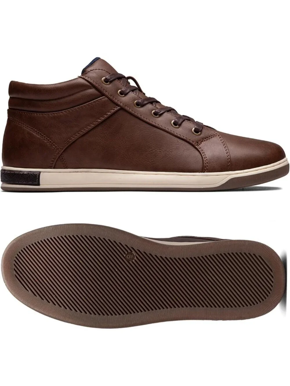 Stylish High Top Casual Sneakers for Men - Lace Up Fashion Boots, Versatile